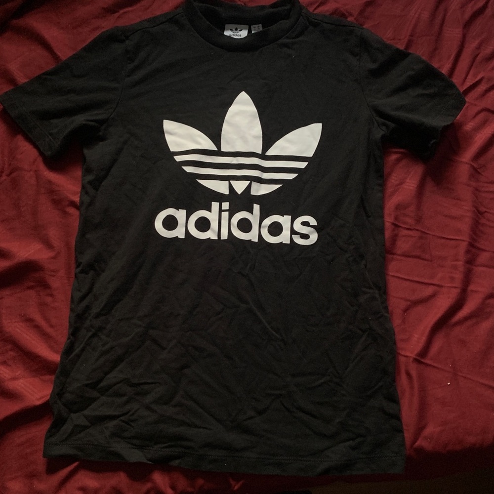Adidas black tee